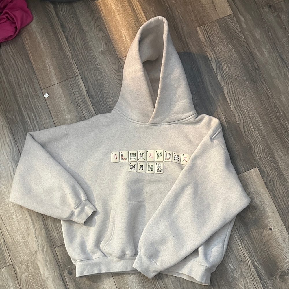 Rare Alexander Wang Mahjong Graphic Hoodie – Discontinued – Size M